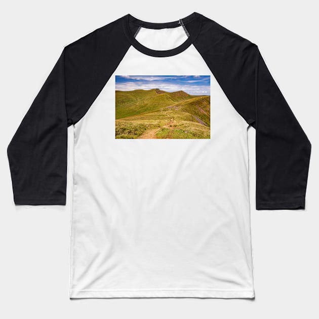 Corn Du, Pen y Fan and Cribyn, Brecon Beacons Baseball T-Shirt by dasantillo